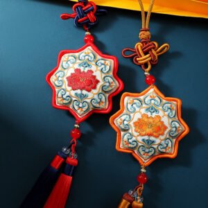 新款国潮文创小礼品敦煌刺绣葫芦香包随身汉服配饰端午节香包香囊 - Image 2